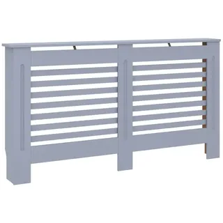 vidaXL Heizkörperverkleidung Anthrazit 152x19x81,5 cm MDF