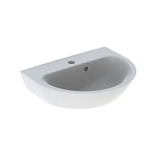 Geberit Renova Handwaschbecken 500376011 50 x 40 cm, weiß, mit Hahnloch, mit Überlauf