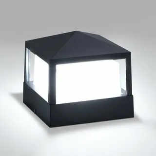 Außen-einbaustrahler Für Boden, Pfosten, Säulen, Türen, Säulen, Villen, Ip65, Wasserdichtes Aluminium, Für Garten, Rasen, Tor, Zaun, Eingang, Kaltweiß.