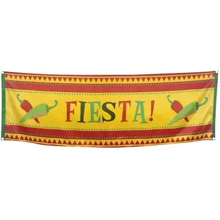 Boland - Banner Fiesta, 74 x 220 cm | Polyester Dekoration zum Aufhängen, Mexiko, Spanien, Fahne