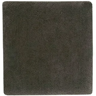 Aquanova Badteppich Mauro, Dunkelbraun, Textil, Uni, 60x60 cm, Badtextilien, Badematten