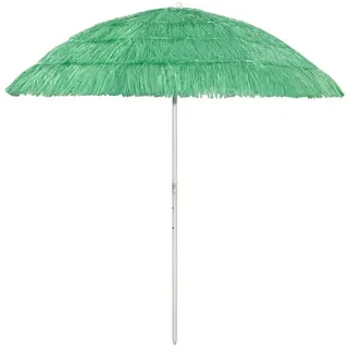 furnicato Sonnenschirm Hawaii-Strandschirm Grün 210x215x240 cm UV-beständig mit grün 210 cm