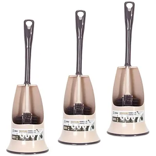 Muxel Toiletten Klo Bürste Silikon Klobürste WC Garnitur Bürste Brush Toilettenbürsten 3 Garnituren