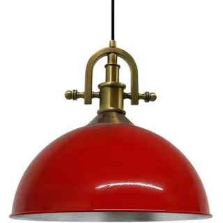 Bamyum 1-flg. 40 cm rund rot/silber Metall