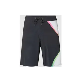 Badehose mit Schnürverschluss Modell 'PRISM AIRLITE', Black, 32