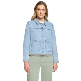 Cartoon Jackenblazer Damen mit Stickerei blau 42 EU