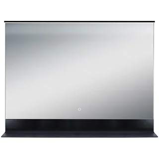 Badspiegel TALOS "BLACK HOME" Spiegel Gr. B/H/T: 80 cm x 60 cm x 10,5 cm, schwarz Badspiegel BxH: 80x60 cm, energiesparend