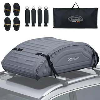 Costway Dachbox 400L Schwarz