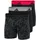 Active Flex Cotton Schwarz/Grau/Rot M