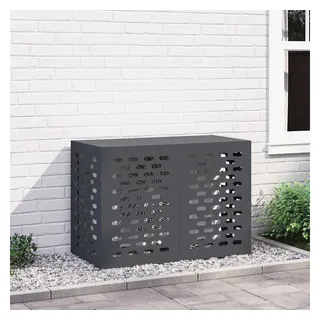 vidaXL Klimaanlagenabdeckung Anthrazit 100x50x70 cm Stahl
