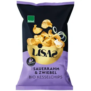 lisas Chips Kesselchips Sauerrahm & Zwiebel bio