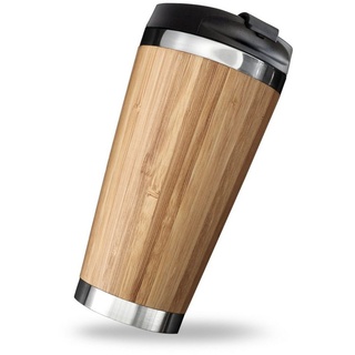 PRECORN Coffee-to-go-Becher Coffee to go Becher stylisch 450 ml aus Edelstahl Kaffeebecher to go 100% Auslaufsicher Umweltfreundlich