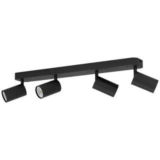 EGLO Connect 4er LED Spot Telimbela-Z schwarz 58 x 8 cm