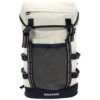TOMMY HILFIGER Rucksack TH Monotype Flap Backpack Calico