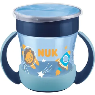 NUK Magic Cup Night Tasse mit Griffen 6m+ Blue 160 ml