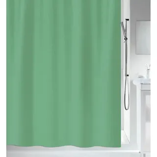 MSV Anti-Schimmel Duschvorhang - Anti-Bakteriell, waschbar, wasserdicht, Polyester, 180x200cm Basil Grün