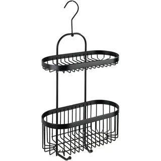 Wenko Bad-Caddy Classic Plus Black Stahl 26,5 x 47 x 12,5 cm Schwarz