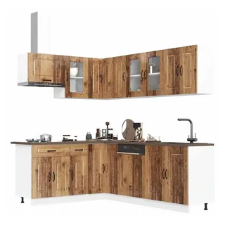 vidaXL Küchenschrank-Set Kalmar 11-tlg. Braun