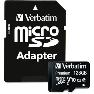 Verbatim microSDXC 128GB Class 10 + SD-Adapter