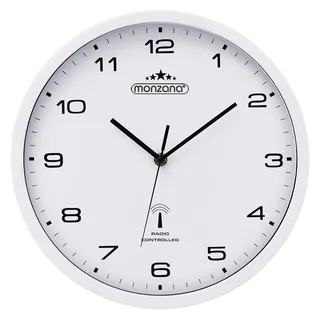 monzana Wanduhr 31,0 cm 31 Groß weiß