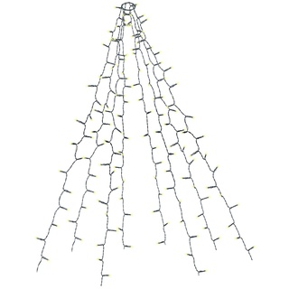 Weihnachtsbaum-Überwurf-Lichterkette mit 8 Girlanden & 320 LEDs, IP44