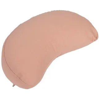 Bodhi Meditationskissen Halbmond | Bodenkissen für Yoga & Meditation | Yogi MOND ECO | 100 % Bio-Baumwollbezug | Yogakissen halbmondförmig mit Buchweizenfüllung | Ergonomisches Halbmondkissen