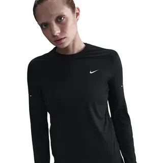 Nike Swift Dri-Fit UV Langarm-Laufoberteil Schwarz L
