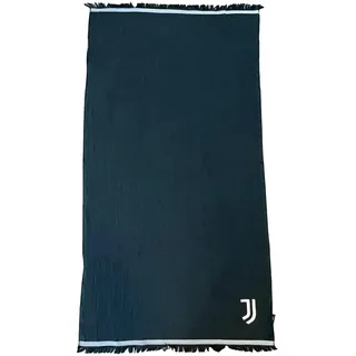 hermet Juventus F.C, Strandtuch mit Fransen, Strandtuch für Meer und Pool, 100% Baumwolle, 85 x 160 cm, offizielles Produkt