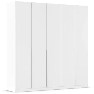Rauch Möbel Alabama, Kleiderschrank für Schlafzimmer, Kinderzimmer, Wohnzimmer, Garderobe, Flur, 5-türig, mit Zubehör Classic, Farbe Weiß, Breite 226 cm