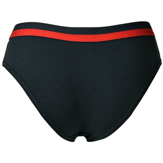 FILA Damen Slip, Vorteilspack - Regular Waist Panties, Logo-Bund, Cotton Stretch, uni, XS-XL Marine XS 2 Slips (2x1S)