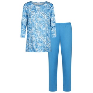 Mey Nachthemd Ivani (Set, 2-tlg) Schlafanzug - Baumwolle - Atmungsaktiv - Hochwertige Baumwolle blau 40