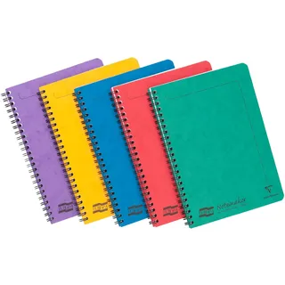 Clairefontaine Notizbuch Europa Notemaker A5 liniert farbig sortiert