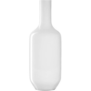 Leonardo Vase Milano 50 cm Glas Weiß