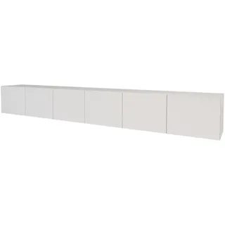 altdecor ELIO Lowboard 300 cm Weiß Holz
