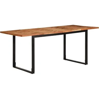 vidaXL Esstisch 180 x 75 x 90 cm Akazie braun