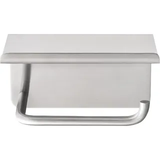 Modo Toilettenpapierhalter mit Ablage Stahl matt