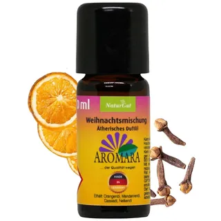 AROMARA Ätherisches Duftöl Weihnachtsmischung 10ml reine ätherische Öle für Duftlampe Raumduft Aromatherapie