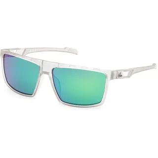 ADIDAS SP008327Q59 Herren-Sonnenbrille mit Vollrand, UV-Schutz, rund, Kristall/Sonstiges, 59 - 59 (XL)