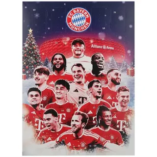 FC Bayern München Adventskalender FC Bayern München I Schoko-Adventskalender 2026 I Rot rot