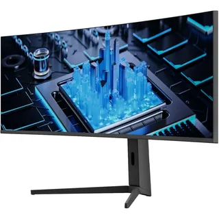 Twisted Minds 49 Zoll Display Schneller IPS Gaming Monitor - 5120 x 2880 5K Auflösung 75 Hz Bildwiederholfrequenz 16:9 Seitenverhältnis, 1 ms Reaktionszeit - Schwarz (TM492K75IPS)