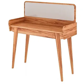 byoak Schminktisch RETRO aus Massivholz, Naturgeölt
