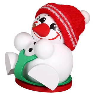 Seiffener Volkskunst eG Kugelräucherfigur Nikolaus 11 cm rot
