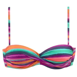 LASCANA Bikini-Top Damen Mehrfarbig 38 Cup A