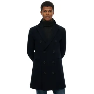 Superdry Merchant Town Mantel marineblau 52