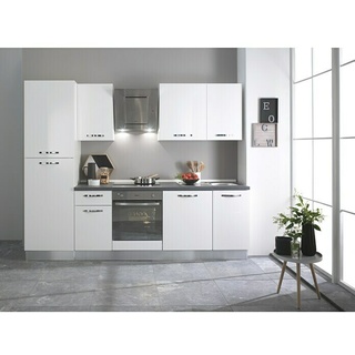 Marinelli Cucine Küchenzeile Laura  (Breite: 270 cm, Weiß, Mit Elektrogeräten)