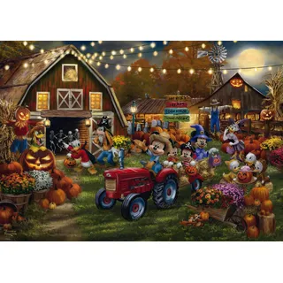Schmidt Spiele Mickey & Minnie Pumpkin Festival 1000 Teile