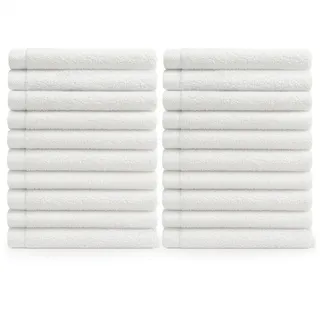 Blumtal Gästehandtuch 30 x 30 cm weiß 24 St.