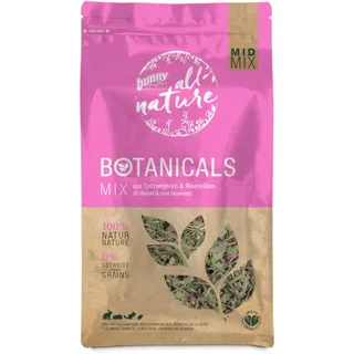 Bunny Nature Botanicals Mid Mix Spitzwegerich & Rosenblüten 3 x 120 g