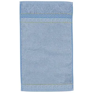 Pip Studio Soft Zellige Gästehandtuch 30 x 50 cm blue grey