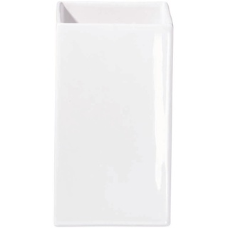 ASA Blumenvase, Keramik, weiß, 11.5x11.5x21 cm